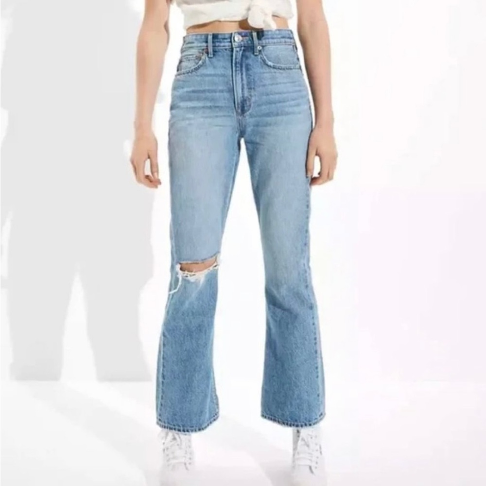 American eagle Highest Rise 90s Flare Jeans size 4S